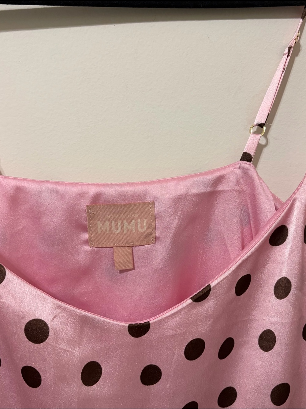 Show Me Your Mumu Dalia Pink Polka Dot Maxi Dress - Picture 8 of 9